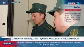Jamoat tartibini saqlash va fuqarolar xavfsizligini ta'minlash choralari