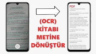 Kağıttaki Yazıyı Bilgisayara Aktarma (resmi yazıya çevirme) 