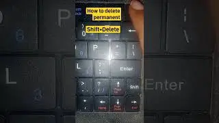 How to permanent  delete shortcut key 
