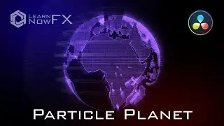 How to Make a Trapcode Style Particle Globe in Davinci Resolve/Fusion (Free Version)