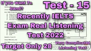 VERY HARD LISTENING TEST 2022 | IDP REAL IELTS LISTENING TEST 2022 | NEW IELTS LISTENING TEST 2022