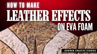 Adding Leather Effects on EVA Foam