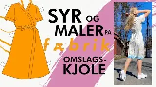 SYR og MALER på Fæbrik kjole/ Tekstilmaling/ Oppskrift