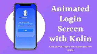 BEAUTIFUL MODERN ANIMATED 3D LOGIN SCREEN DESIGN UI/UX IN ANDROID STUDIO WITH SOURCE CODE || KOTLIN
