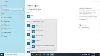 Make Outlook the default program for email, contacts, and calendar in Windows 10 , Step by Step