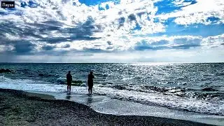Крым. НИКОЛАЕВКА Пляжи опустели, туристов мало. Сентябрь Бархатный сезон 2021
