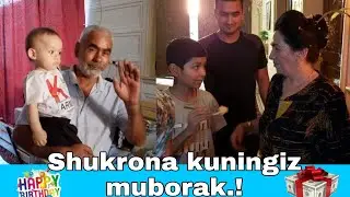 NEVARAJONLARIGA SYURPRIZ JALOLIDDINNING 12 YOSHLI MUCHALI BILAN TABRIKLAB BUVASI HAMDA MOMAJONISI.!