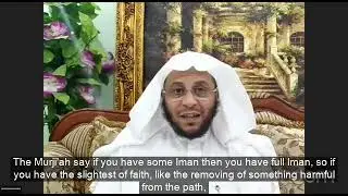 The difference of the Khawaarij and the Mur'jiah when it come to the meaning of Iman.