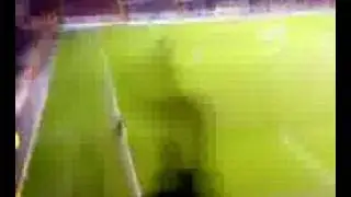 Swans fans celebrate SECOND goal at Bramall lane
