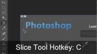 Slice Tool (HD) Photoshop Tools Tutorial