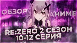 ❬ВСЕ ВЕДЬМЫ❭❬ССОРА С ЕХИДНОЙ❭❬РОЗВАЛЬ ПРЕДАТЕЛЬ❭ОБЗОР❰РЕ ЗЕРО/RE ZERO 2 СЕЗОН 10-12 СЕРИЯ❱❴ANIRO №6❵