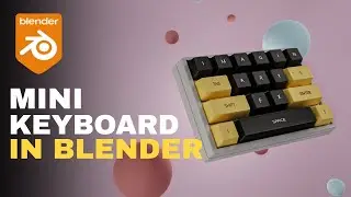 How To Make A Keyboard In Blender - Tutorial