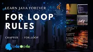 For Loop Rules | how to use for loops | Java Programming