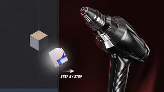"Step-by-Step Guide: Modeling a Drill with Plasticity - Easy Tutorial!"