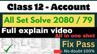 SET solve 2080/2079 All from Group A to C // Last Exam Dose // #2080set #2079set Part ii Full set