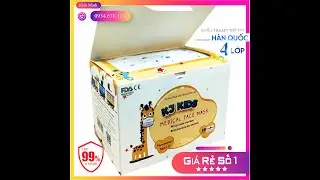 Khẩu trang trẻ em KJ KIDS - Hộp 50 chiếc