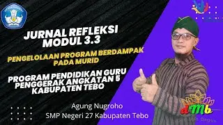 JURNAL REFLEKSI DWI MINGGUAN - MODUL 3.3 PENGELOLAAN PROGRAM YANG BERDAMPAK POSITIF PADA MURID