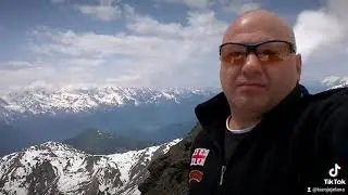 climbing sport peak gulba svaneti caucasus mountains