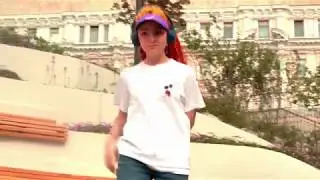 Съемка трюков на лонгборде