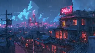 Lofi hip hop beats Retro Japanese Town 🌆 1980s and 90's nostalgia Ambience ✨ Lofi Rain Playlist
