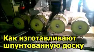 Изготовление шпунтованной половой доски на станке. Как создается доски для пола в деревянный дом