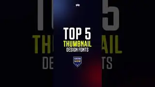 Secret Fonts Pro Designers Use for Thumbnails! 🤫