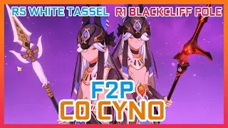 C0 Cyno White Tassel R5 VS Blackcliff Pole R1 | Genshin Impact Sumeru 3.1 Free To Play Build