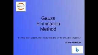 Gauss Elimination
