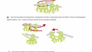 Условные обозначения петель при вязании спицами как читать схемы