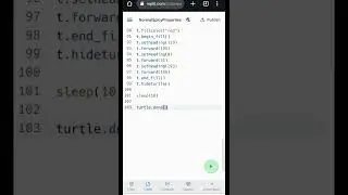 How to create Netflix logo in Python | programming on phone 