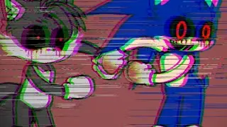 Classic Tails and Sonic exe Dancing meme ( Gacha Animation )