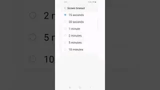 Change Screen Timeout in Samsung One UI 6.0 