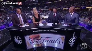 Golden State Warriors vs Cleveland Cavaliers   Game 4   Halftime Report 2017 NBA Finals