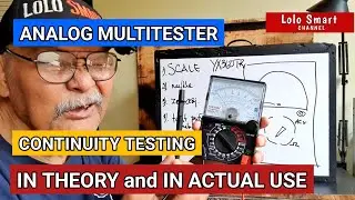 HOW TO USE MULTITESTER ANALOG FOR CONTINUITY TESTING | THEORY, FAMILIARIZATION AND ACTUAL USE