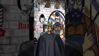 ZORO GETS A HAIRCUT #shorts #dbz