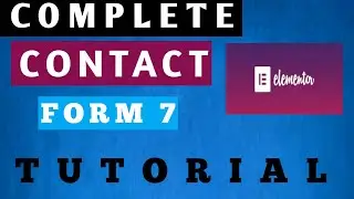 HOW TO ADD A CUSTOM CONTACT FORM 7 IN ELEMENTOR (Elementor Contact Form 7 Tutorial)