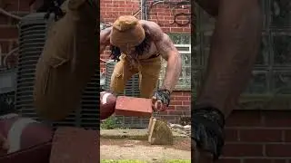 Compilation of man doing insane pushups with random items!