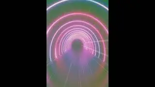 Telephone GreenScreen Tunnel Neon Motion Animation Effect Chromakey Футаж Тонель  Движение Эффект