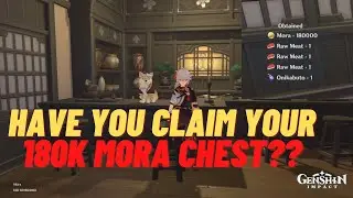GET THIS FREE 180K MORA CHEST IN INAZUMA | Genshin Impact