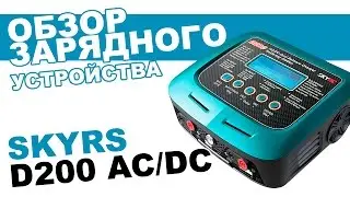 Зарядное устройство SkyRC D200 AC DC: обзор, распаковка.