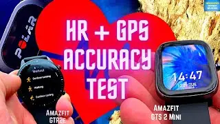 The Best Smartwatch Amazfit GTS 2 Mini | HR & GPS Accuracy Test Between Amazfit GTS 2 Mini vs GTR 2e