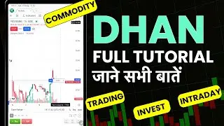 Dhan App Full Tutorial In Hindi - Charges, Trading, Investing, Charts, Tradingview Explained