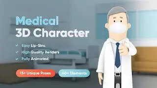 Medical 3D Character | Doctor Animation for After Effects