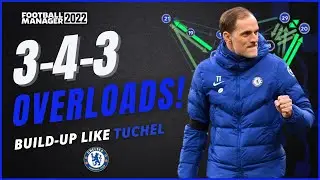 [FM22] 3-4-3 DOMINATION! 100+ Goals & Exploit Overloads | FM22 Tactics | Football Manager 2022
