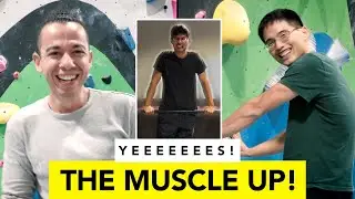 Bouldering with Geek Climber: He Muscles-Up this Wall! (Kinda)