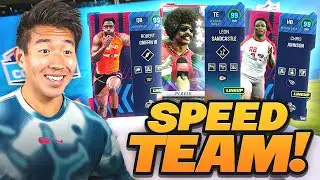 We Built The Fastest Player Team! TOO FAST TO STOP! Madden 23