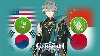 Alhaitham Voice in 4 Different Languages (Skills & Attack) | Genshin Impact Alhaitham