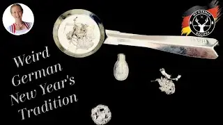 Weird German New Years Tradition: Tin Pouring (Zinn Gießen) ✪ MyGerman.Recipes