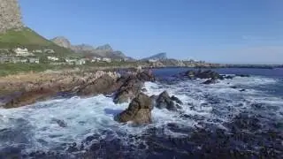 Cape Town ,South Africa. Aerial views. Gordons Bay to Pringle Bay, Rooi Els, Koggel Bay,