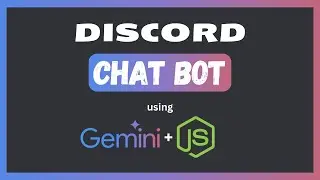 Discord AI ChatBot with Gemini AI